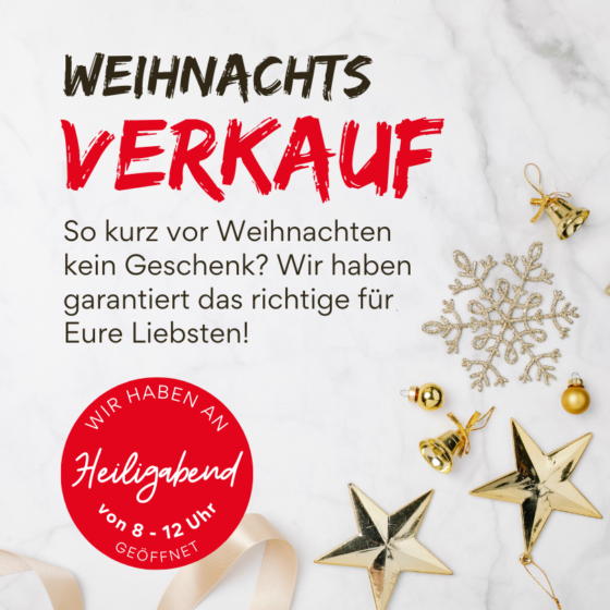 Öffnungszeiten Heiligabend und Silvester